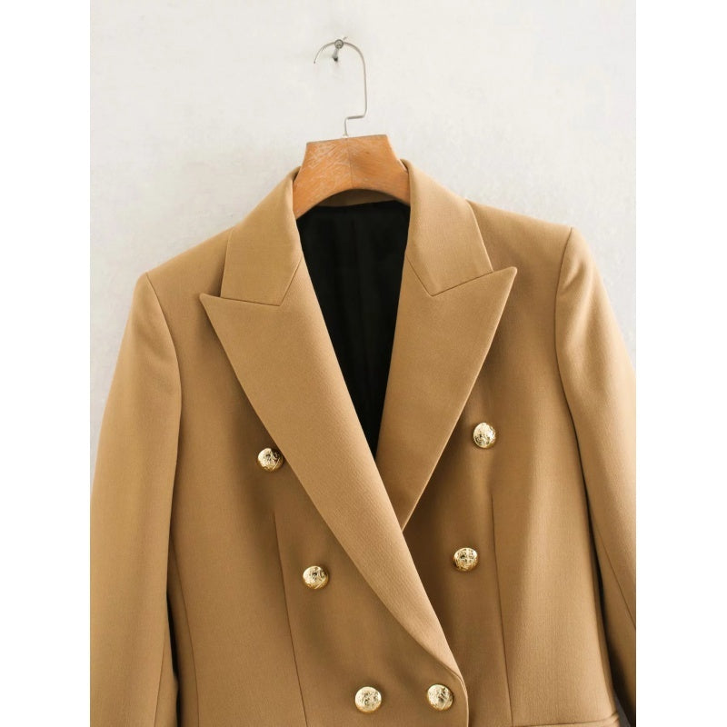zipper jacket elegant thick warm women's coat
