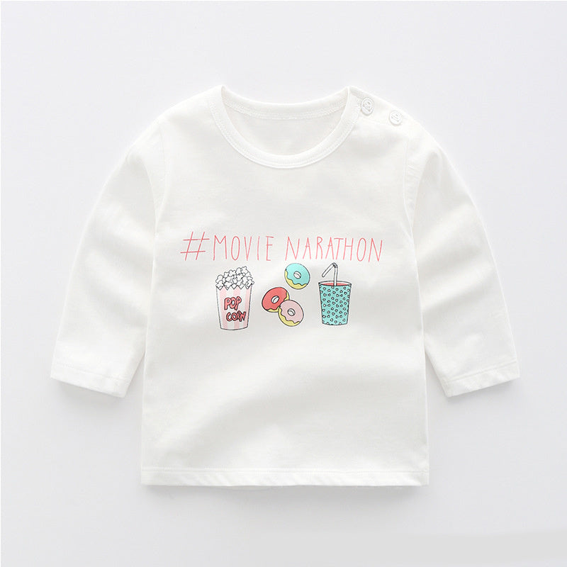 T-shirt à manches longues en coton pour bébé