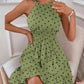 selling Floral-print Strap Casual Dress