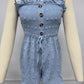 Fashion Solid Color Off-shoulder Women's Jumpsuit
