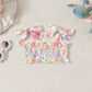 Girls' Suit Sling Short Top And Trousers Two-piece Set