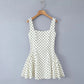 Women's Fashion Polka Dot Mini Sling Dress