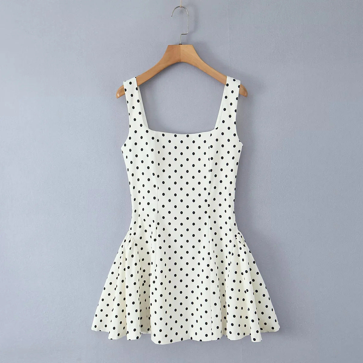 Women's Fashion Polka Dot Mini Sling Dress