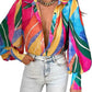 New Print Women's Fashion Button Shirt