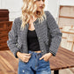 Women's long-sleeved loose little fragrant short coat