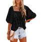 Ladies New Chiffon Floral Cutout Top