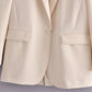 Women's Flap Pocket One Button Blazer
