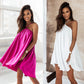 Summer New Pure Color Halter Short Skirt For Women