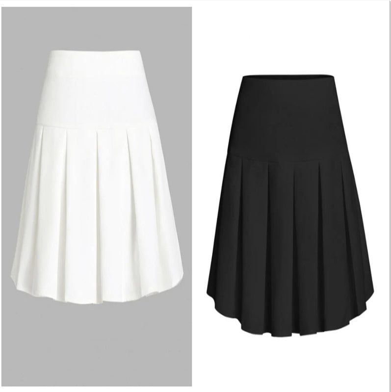 Temperament Women's Slim Pleated Skirt