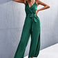 Women's Clothing New Sale V-neck Strap Split Jumpsuit