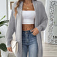 European And American Women's Clothing Simple Loose Sweater Cardigan Multicolor