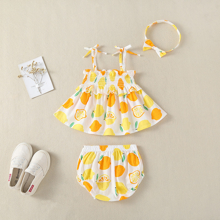 Robe à bretelles Lemon Girls