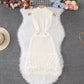 Summer Sleeveless Chic Tassel Sweater Dress
