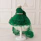 Girls Evening Dress Light Luxury Mesh Pleated Pettiskirt