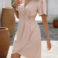 Elegant Style Foreign Trade European And American Style Dress Waist-tight Ladies