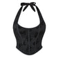 Women's Breathable Mesh Halter Body Shaping Top