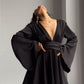 Women's Solid Color Long Sleeve Dress