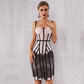 Lace thin strap dress