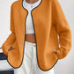 Fashion Casual Solid Color Women's Cardigan Short Jacket