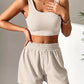 Fashion Casual Vest Shorts Set