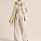 Pocket High Waist Wide-leg Casual Pants Women