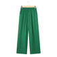 Long Sleeve Shirt Loose Wide Leg Pants Casual Two-piece Suit