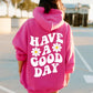 Spring And Autumn Men's Women's Hoodie Flower Print Casual Hoodie