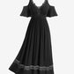 Buckle Tie Ladies Mini Dress Black