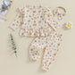 High Cotton Double-layer Cotton Long-sleeve Suit Home Wear