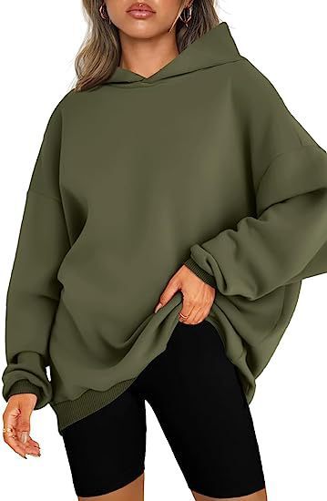 Pull à capuche ample surdimensionné pour femme