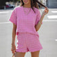 Tassel Short-sleeved Shorts Casual Suit
