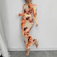 Elegant Graceful Double Layer Round Collar Gauze Dress Long