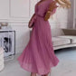 Fashion Personality Lady Solid Color Dress