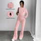 Fashion Women's Wear Casual Long Sleeve Pants Two-piece Set