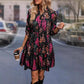 Robe chemise imprimée élégante pour femme, nouvelle collection automne