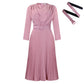 OL Solid Color African Plus Size Dress