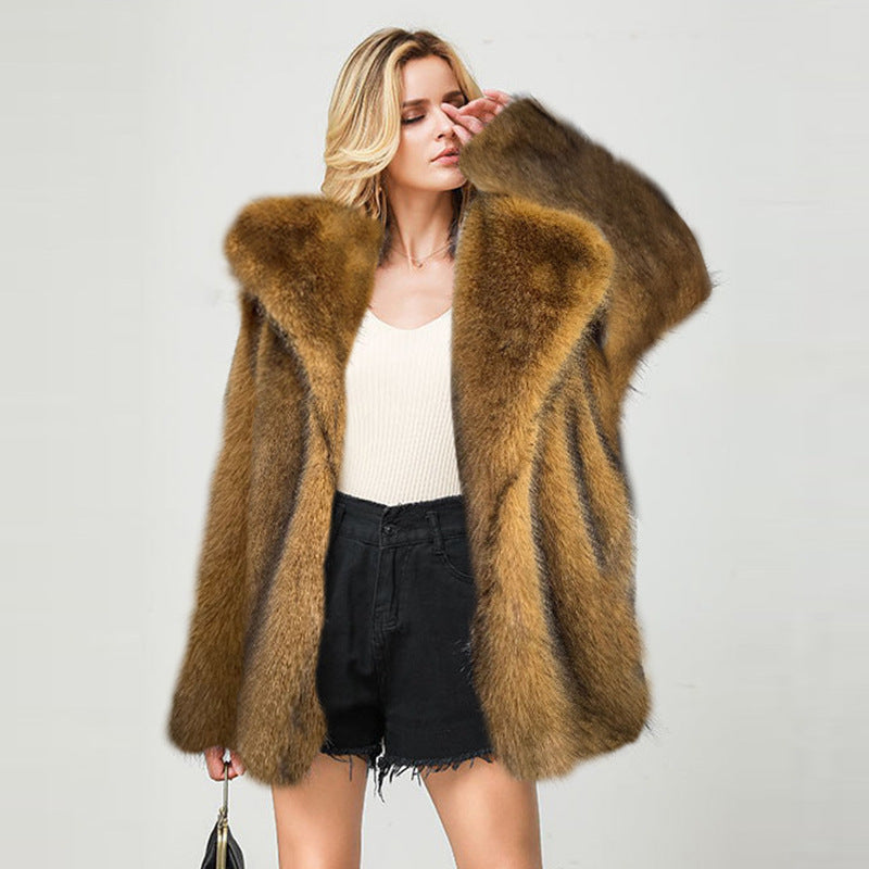 Ensemble manteau mi-long à la mode automne-hiver, veste chaude
