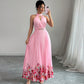 Women's Fashionable Printed Pleated Dress