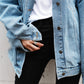 Women's long-sleeved denim jacket