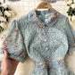 Light Luxury Ladies Fried Street Dress French Puff Sleeves Age-reducing Slim Short Heavy Industry Embroidered Ruffle Skirt