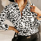Women's Fashion Casual Digital Printing Single-breasted Shirt