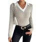 Fashion Women's Simple Knitting Bottoming Shirt
