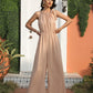 Tank Top Suspender Jumpsuit Flared Pants Wide Leg Pants