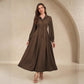 Fashionable And Elegant Long-sleeved Dress For Women