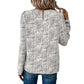 Round Neck Fashion Elegant Loose Long-sleeved Women's Top