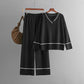 New Loose Casual Sweater Pullover Two-piece Dress Of Knitted Sweater