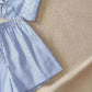 Loose Back Patch Pocket Striped Suit