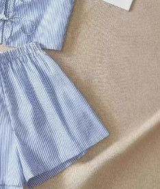 Loose Back Patch Pocket Striped Suit