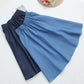 Women's Mid-Length Denim Skirt Skirt