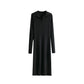 Dress Knitted Solid Color Slim Fit Bottoming Skirt